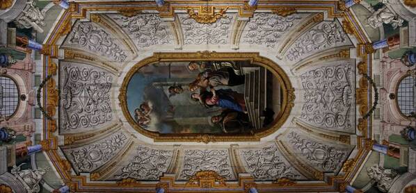Photograph Caroline Martin Ceiling Of A Church In Italy on One Eyeland